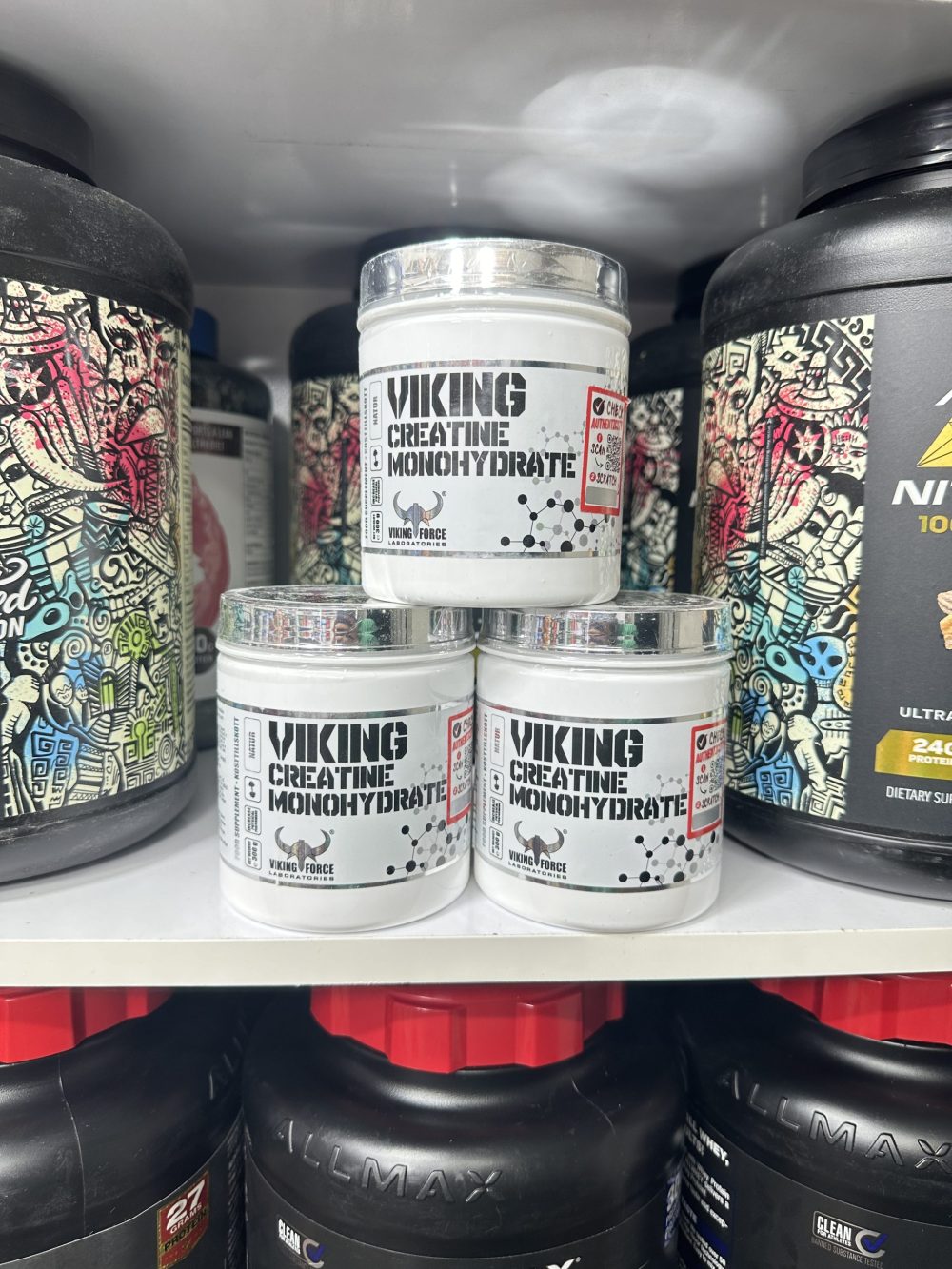 مکمل کراتین مونوهیدرات وایکینگ فورس viking creatine monohydrate