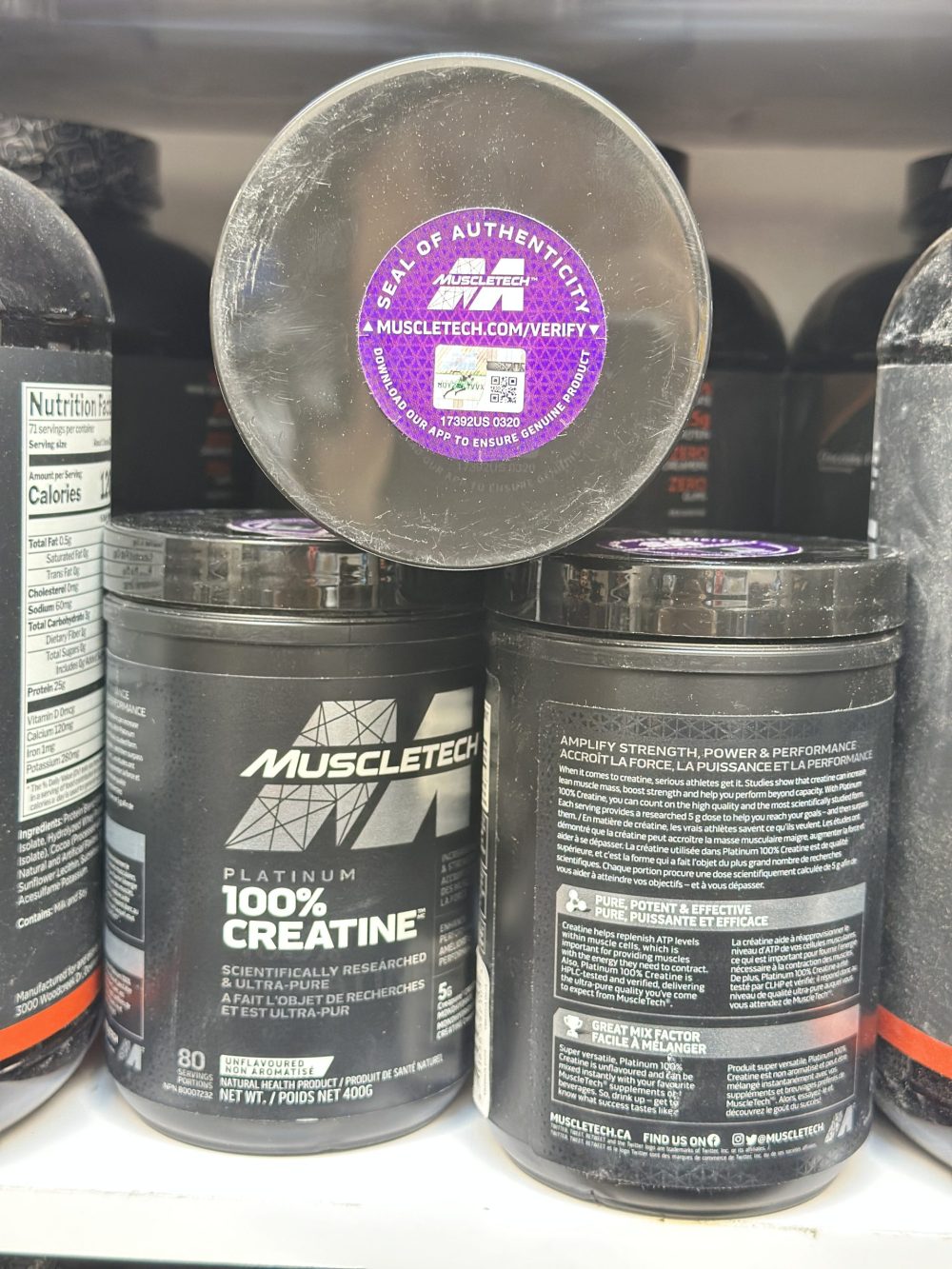 کراتین پلاتینوم ماسل تک creatine platinum muscletech - Image 6