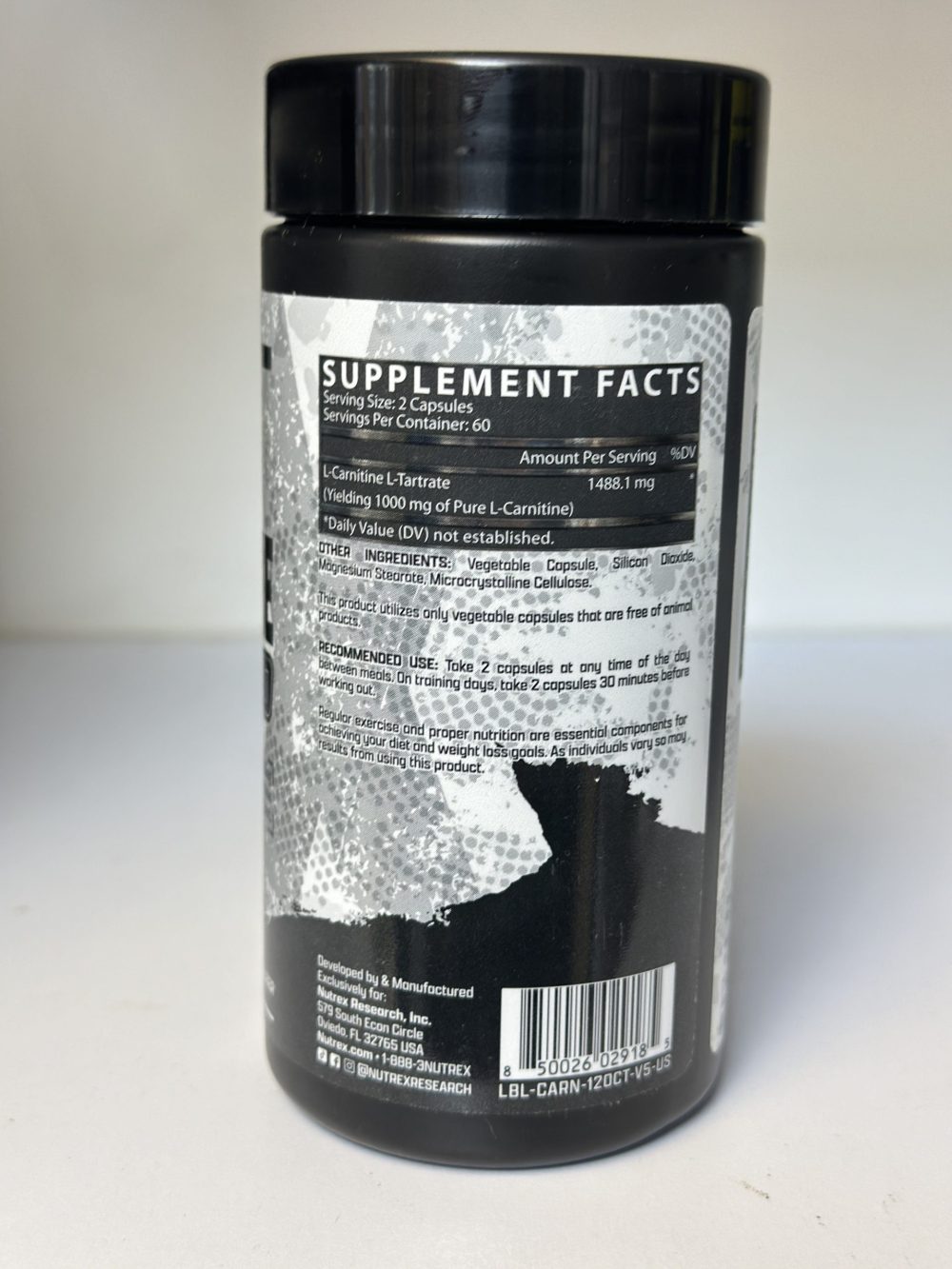 ال کارنیتین ناترکس قرصی L Carnitine NUTREX - Image 3