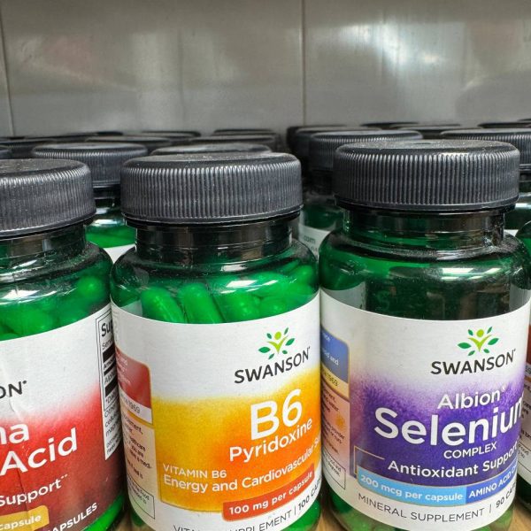 ویتامین ب 6 سوانسون SWANSON B_6 Pyridoxine 100 mg