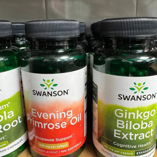 روغن گل مغربی سوانسون SWANSON Evening Primrose Oil