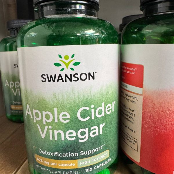 کپسول سرکه سیب سوانسون SWANSON Apple cider vinegar