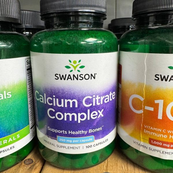 مکمل کلسیم سیترات کمپلکس سوانسون SWANSON Calcium Citrate Complex
